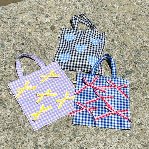 DECORATIVE BAG VOL.2 030-2 トートバッグ RiRi gingham 通販 16312464
