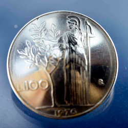 ビンテージコインコンチョ 本物コインコンチョ  コインボタン 11060-494 3枚目の画像