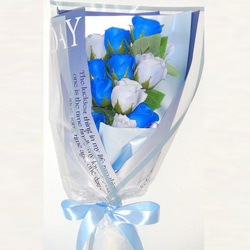 ソープフラワー 薔薇 花束 15本 フラワーギフト GIFT FOR YOU ギフトフォーユー 4枚目の画像