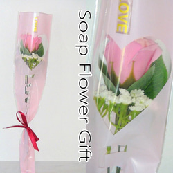 ソープフラワー 薔薇 花束3本 フラワーギフト GIFT FOR YOU ギフトフォーユー 3枚目の画像