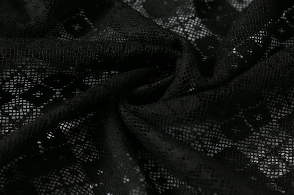 黑色 日系提花蕾絲襯衫 復古款寬松 圍領上衣 蕾絲衫 M-4XL 第17張的照片
