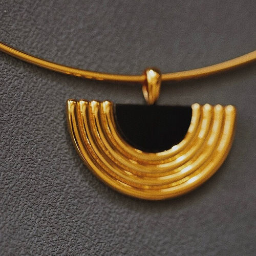 光の旅》オリジナルデザイン 古代エジプト クール アート 黒瑪瑙