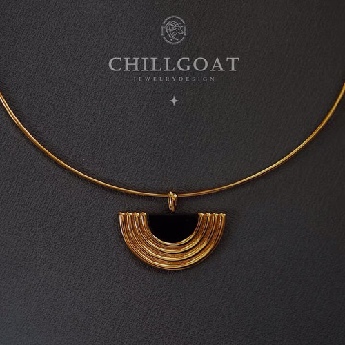 光の旅》オリジナルデザイン 古代エジプト クール アート 黒瑪瑙