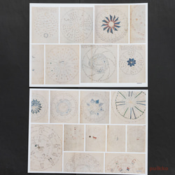 紙製ブックカバー　ヴォイニッチ手稿4（カラー）（5枚セット） 4枚目の画像