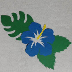 ハイビスカス　壁飾り　イベント　壁面飾り　季節の花　SHOPmako 5枚目の画像