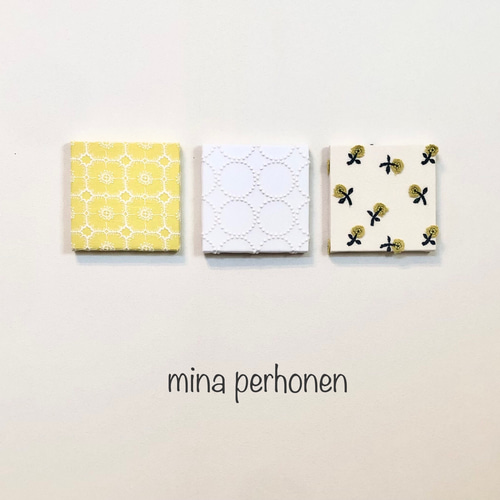 mina perhonen ミナペルホネン ファブリックパネル 3点セット