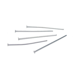 ess96 [約6g（約100個）] 約0.5 x 30mm T型針，醫用不鏽鋼，金屬配件 第2張的照片