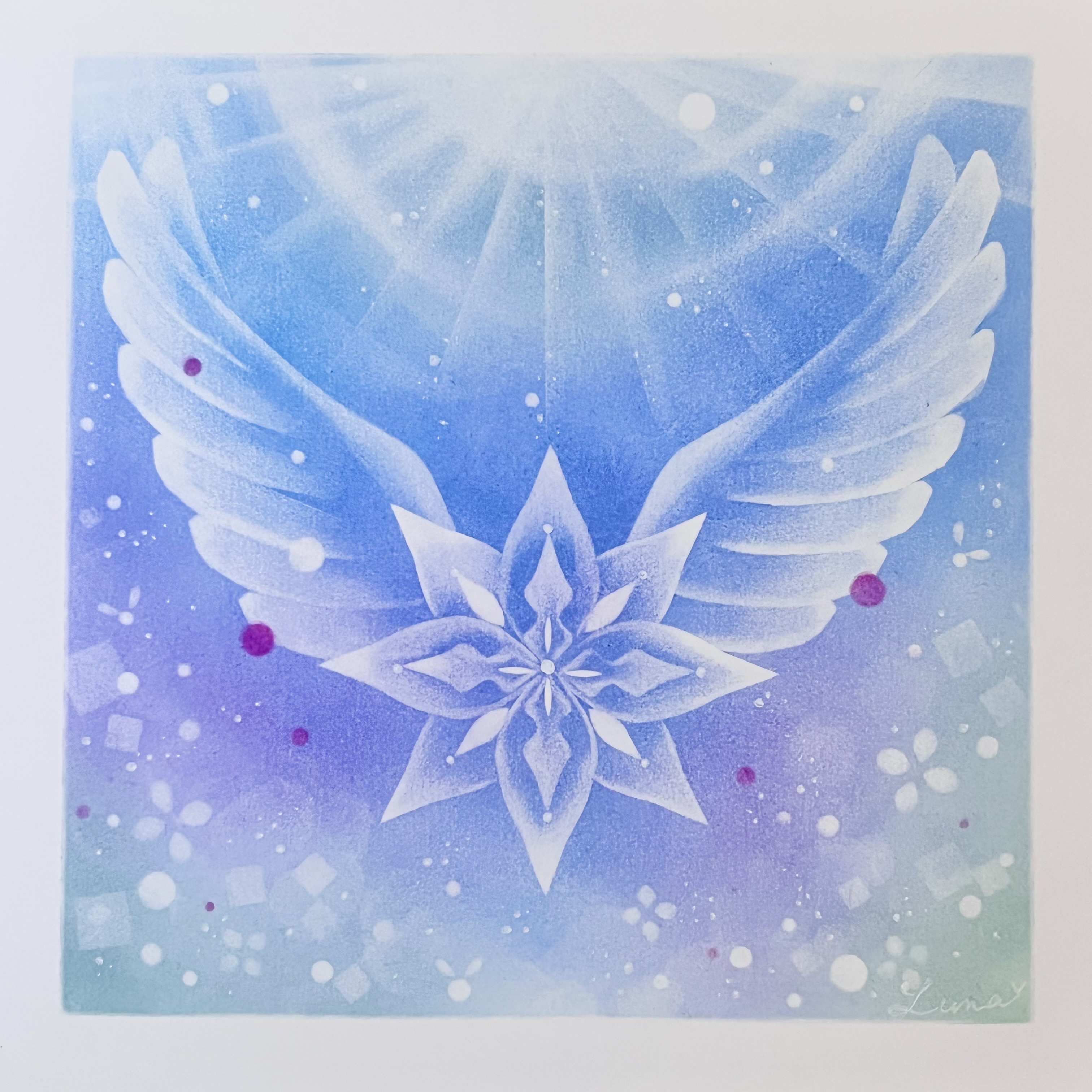 天使画『一緒に！』天使のパステル画 絵画 HIDEKI 通販 18249637