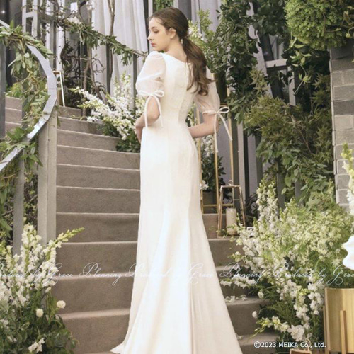 ※Puca※【美品】ウェディングドレス 結婚式 二次会 前撮り 後撮り 楽天市場】二次会 前撮り 白ワンピース ドレス ウェディング