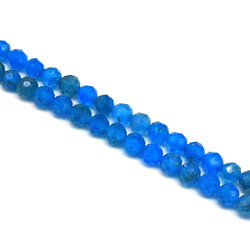 AG-Beads-37　天然石 小粒 連材 アパタイト 約3mm 1連 約38cm 2枚目の画像