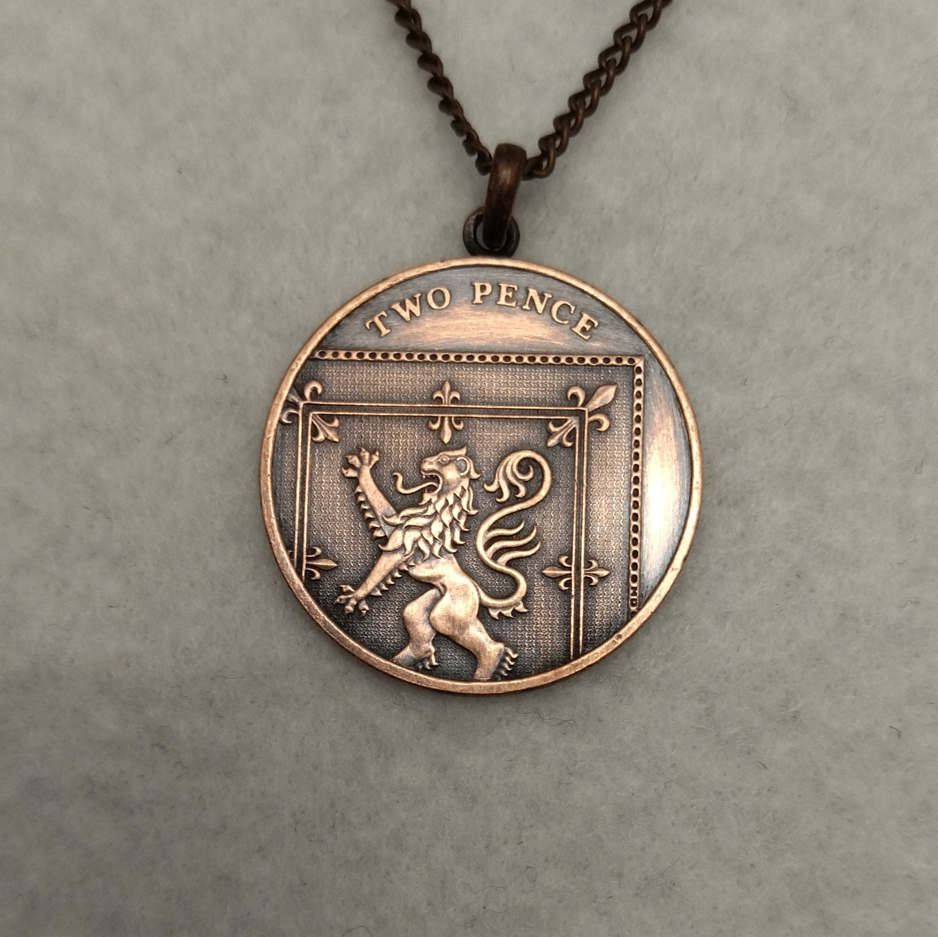 フィンランド ライオンコイン 1974年 カットアウト コイン ネックレス 新品 フィンランド ライオンコイン 1974年 カットアウト コイン