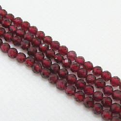 AG-Beads-48　天然石 小粒 連材 ガーネット 約3mm 1連 約38cm 2枚目の画像