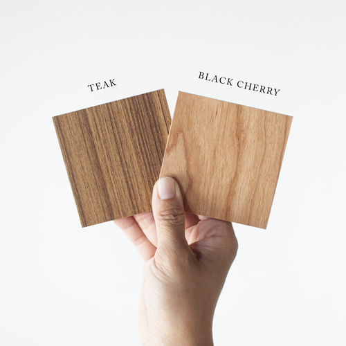 オーク材のハーフラウンドダイニング［90cm] 素材を選べます。セミ