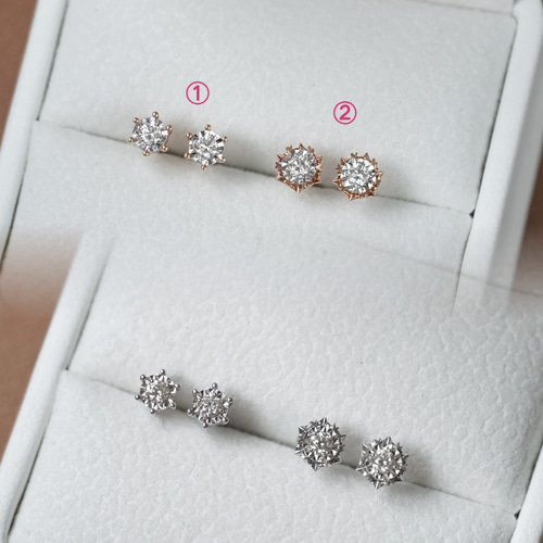 天然ダイヤモンドピアス0.1ct k18 ピアス(スタッド・一粒 天然ダイヤモンドピアス0.1ct k18 ピアス(スタッド・一粒