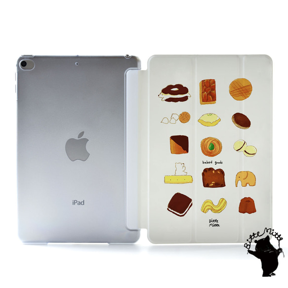 焼き菓子のiPadケース iPad Air 10.9 第 4 世代 apple pencil 収納可 1枚目の画像