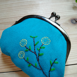 刺繍入りがまぐち 3枚目の画像