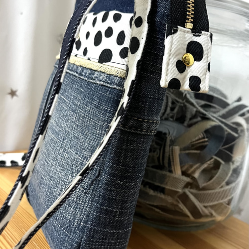 ★専用です★デニムリメイクバッグ　サコッシュ　ショルダー デニムリメイク ショルダーバッグ サコッシュの通販 by mori's