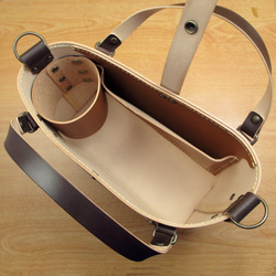 本革　ワンちゃんお散歩バッグ(5色展開)　2WAYショルダー　内ポケ付　WSB-10 11枚目の画像