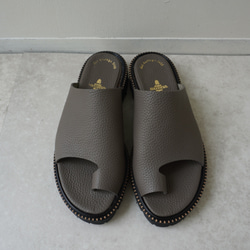 男士超輕涼鞋 超輕鞋底★丁字褲型 黑色、灰色、黑色鱷魚紋 第4張的照片