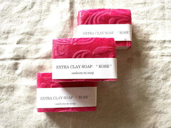 EXTRA CLAY  SOAP " ROSE " 3枚目の画像