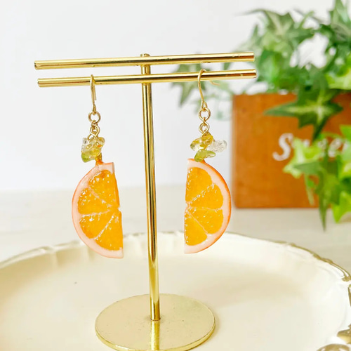 shishikui ピアス　オレンジ 週末限定SALE】SHISHIKUI pierceⅡ / オレンジ