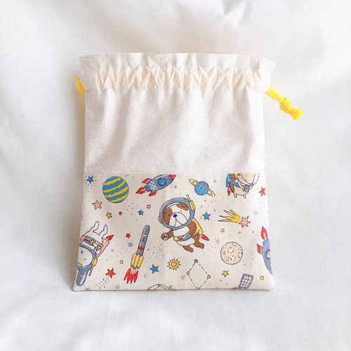 EMIRIYA⭐️グレードット柄⭐️お弁当袋⭐️コップ入れ⭐️巾着 livingut_378301