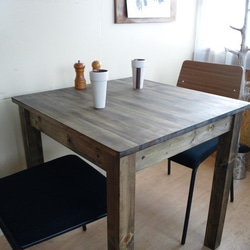 ハンドメイド  カフェテーブル  1枚物  70×70㎝  【 EB 】 1枚目の画像