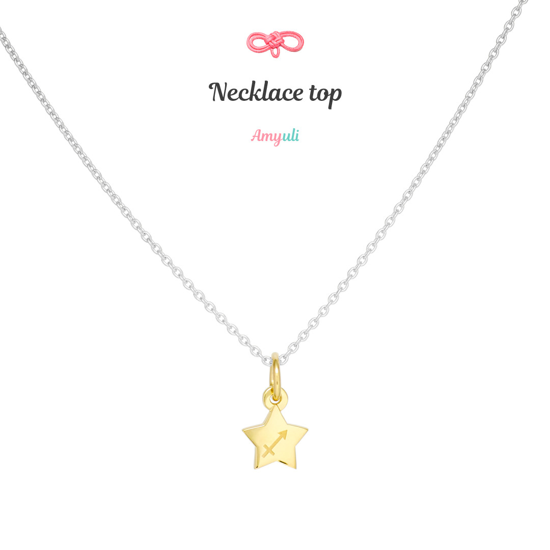 【ネックレストップ】星 星座｜Pt950・K18《送料無料》