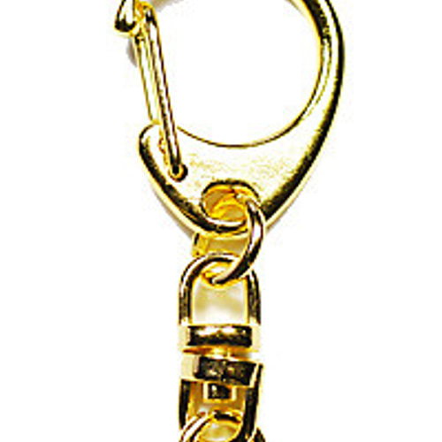 アクセサリーパーツ 金具 キーホルダー 金色 ゴールドカラー