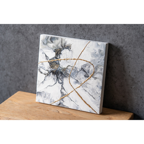 原画1点物】#015-01 / アブストラクト・フルイドアート / ポーリング  