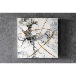 現代アート 53×45.5㎝ テクスチャーアート 大きめ モダン アート