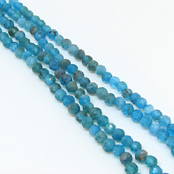 AG-Beads-89　天然石 小粒 連材 アパタイト 約2mm 1連 約38cm 2枚目の画像