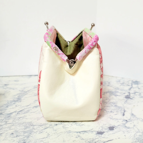専用☆口金バッグ☆ジョリーフルール BOX型がま口スクエアショルダー(ジョリーフルール) | iichi 日々の