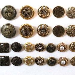 メーカー廃番品 ヴィンテージ アンティークボタン アンティーク