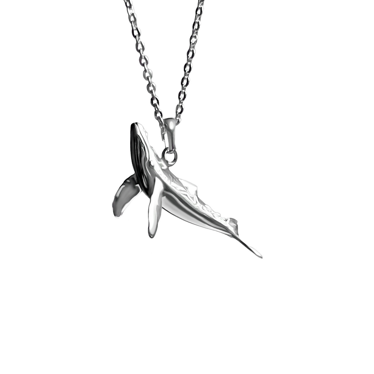 Humpback Pendant – Silver