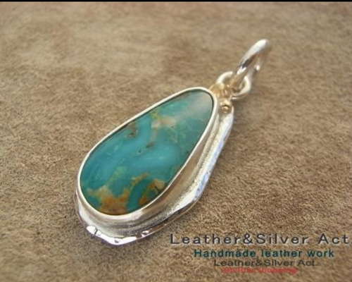 パイロットマウンテンナチュラルターコイズリング20号