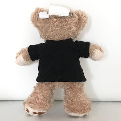 14cmぬいば用【ダッフィーぬいば服2点☆コーデセット】ブラックT