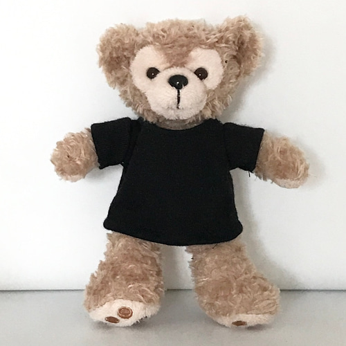 14cmぬいば用【ダッフィーぬいば服2点☆コーデセット】ブラックT