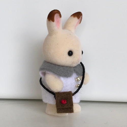 シルバニア着せ替え服】赤ちゃんサイズ☆ワンピースとポシェット