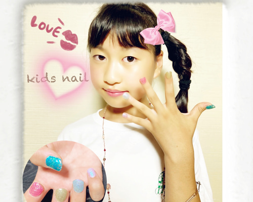 KUROハンドメイドネイルチップフット用Mサイズ4点とキッズMサイズ3点 KUROハンドメイドネイルチップフット用Mサイズ4点とキッズMサイズ3点