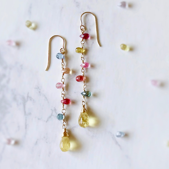 キャンディカラーのピアス【プレナイト】