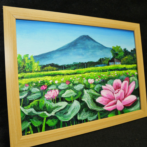 油絵 絵画【花の道】 油絵 絵画【花の道】 - メルカリ