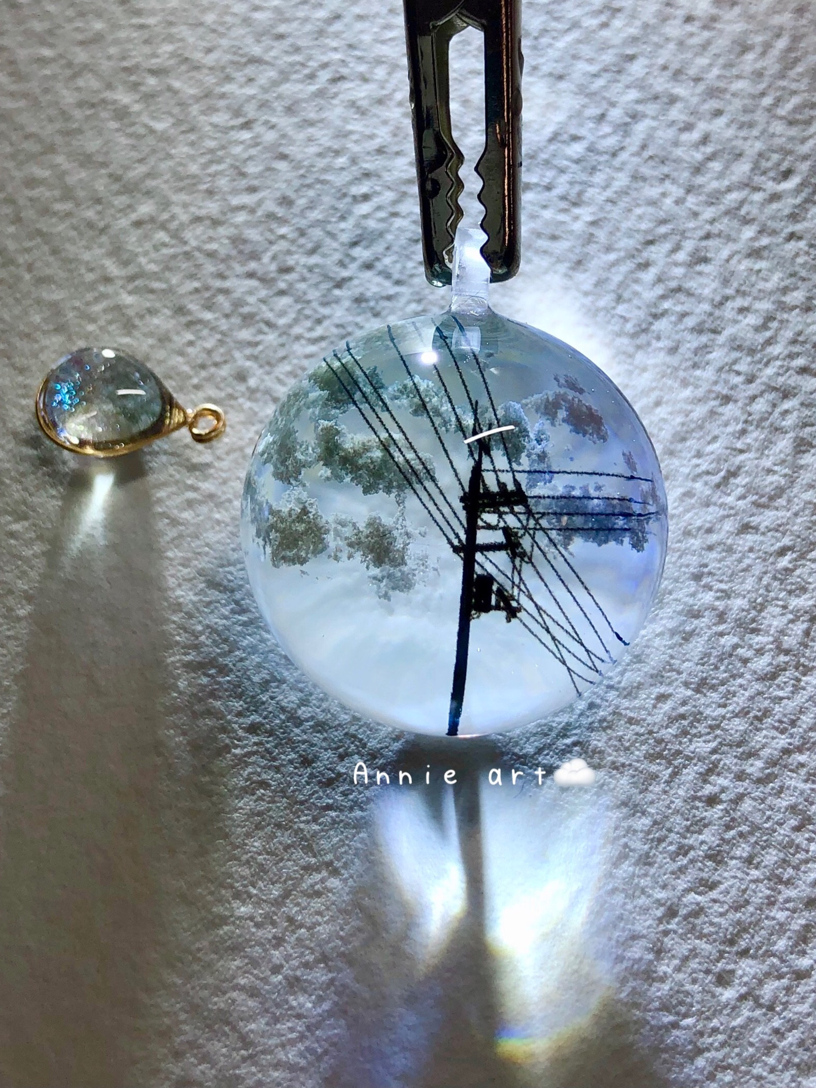 【受注制作/S size】情景レジン-曇り