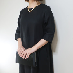 【正裝】可以選尺寸、長度、顏色❣️圓領亞麻洋裝（共2個尺寸/11個顏色） 第5張的照片