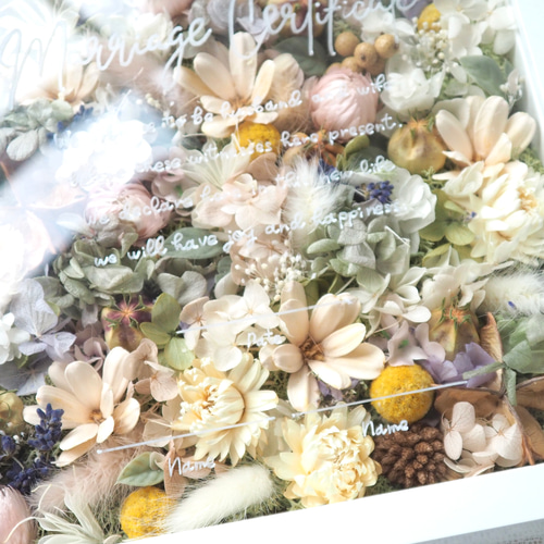 40〜80名様分】ゲスト参加型 結婚式証明書 80本✴︎スクエア