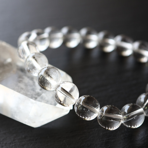☆プレミアムブレス☆…☆ヒマラヤクォーツ（ヒマラヤ水晶）：10ミリ
