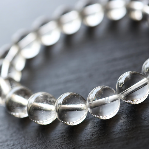 ☆プレミアムブレス☆…☆ヒマラヤクォーツ（ヒマラヤ水晶）：10ミリ