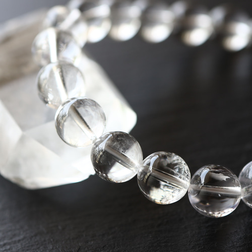 ☆プレミアムブレス☆…☆ヒマラヤクォーツ（ヒマラヤ水晶）：10ミリ