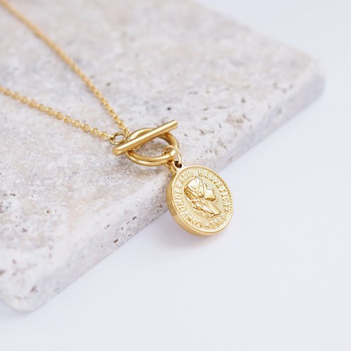 純金の満月◇ペンダントトップ◇K24 Pure Gold Full Moon