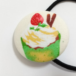 10・ハンドメイド☆ヘアゴム　スイーツ柄 10・ハンドメイド☆ヘアゴム スイーツ柄